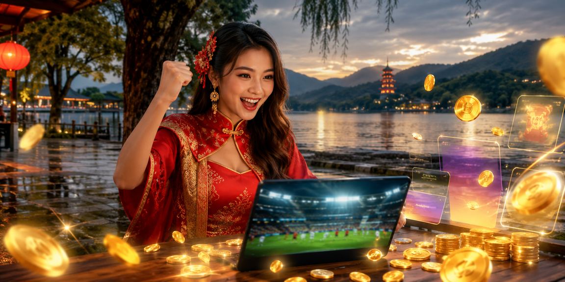 Suasana kasino hiburan Malaysia gaya Melayu dengan meja permainan berkualiti