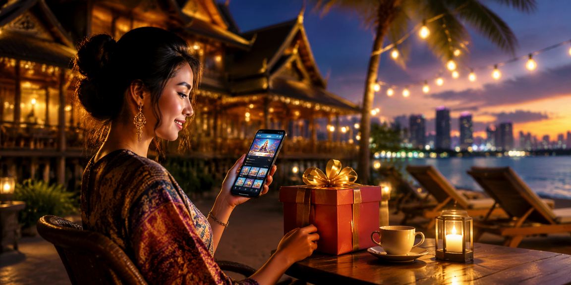 Kasino mudah alih bergaya Melayu Sarawak dengan antara muka aplikasi mk4 Android